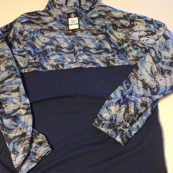 Under Armour Other - Under Armour nylon hybrid 1/4 zip hoodie